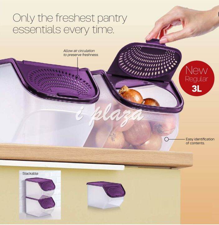 Tupperware Garlic Keeper 3L (1 pc) Lazada