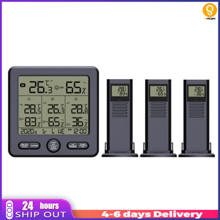 Digital Thermometer Hygrometer Meter Multifunction Highprecision