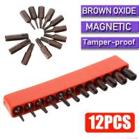 12ชิ้น1/4Quot; S2อัลลอยหัวไขควง Torx แม่เหล็ก T6 T7 T8 T9 T10 T15 T20 T25 T27 T30 T35 T40สำหรับไขควงไฟฟ้ามือ