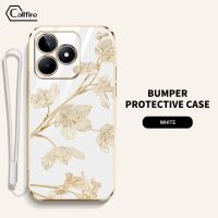 Callfire เคสโทรศัพท์ออกแบบดอกชงโคสำหรับ OPPO Realme Narzo N53 K11 5G ซิลิโคนนิ่มกันกระแทกกันตกและการชนกันนุ่มพร้อมฟรีสายคล้อง