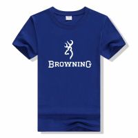 New BROWNING Men’s Summer Tshirt Hot Sale Fashionable Print T Shirt Cotton Raglan Hip Hop Streetwear Harajuku Casual Tops Tees