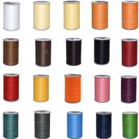 20-53 Meter 0.45mm 0.55mm 0.65mm Waxed Cord Thread Polyester String Needlework Bead Braided Rope For Jewelry Making DIY Bracelet