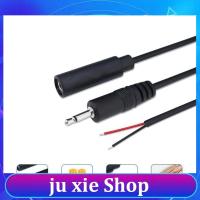 JuXie store 25cm 2pin 2.5mm 3.5mm Mono Audio Male Female Connector Cable 2 Wire Plug Extension Wire DIY Repairs Cable Charger