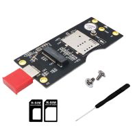 M. 2 To USB3.0 Adapter Board With SIM Card Slot 3G 4G 5G LTE Network Card Module M.2 Key B USB3.0 Interface