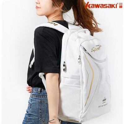 ★New★ Kawasaki genuine new badminton bag backpack for men and women multi-functional large-capacity sports bag daily sports