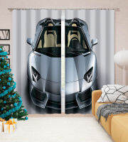 3D Cool Sports Car Truck Pattern Adult Children Bedroom Living Room Shade Custom Curtain Set Bedroom with Hook Accessories