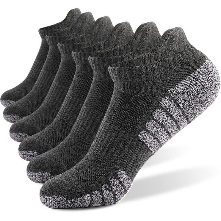 6pairs-athletic-ankle-socks-sports-low-cut-socks-performance-thick-cushion-knit-quick-dry-sock-outdoor-fitness-breathable-socks