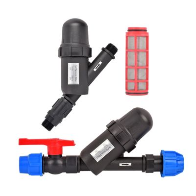 3/4" 1" 1.25" 1.5" 2" Water Filter 120 Mesh With Valve Quick Adapter Garden  Agriculture Irrigation Watering Systems Garden Hoses