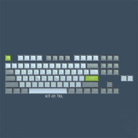 Maxkey Keycaps Lime SA Height Doubleshot ABS Basci Kit For DIY Mechanical Keyboard