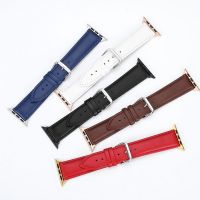 ✕✉ 38-40mm 42-40mm Apple watch strap substitute 1-5 generation iwatch strap leather strap imported smooth Apple iwatch strap watch