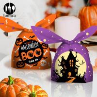 ฮาโลวีน halloween accessories หูยาว กระเป๋ากู๊ดดี้ อาหารว่าง ฟักทอง เคล็ดลับหรือการรักษา วันฮาโลวีน อุปกรณ์ปาร์ตี้ ถุงของขวัญอบ ถุงขนม