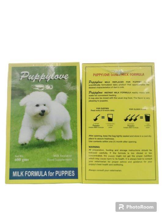 PUPPY LOVE MILK FORMULA REPLACER FOR PUPPIES 600G Lazada PH