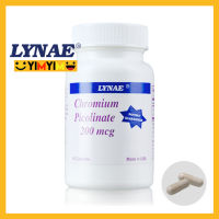 LYNAE CHROMIUM PICOLINATE 200 MCG (60 CAPSULES) EXP08/2024 ไลเน่ โครเมียม 200 มคก