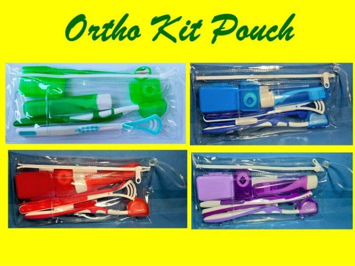 Ortho Kit Pouch (Orthokit) Blue,Red,Voilet And Green Lazada PH