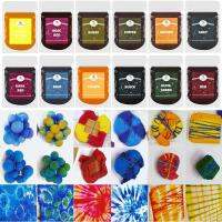 10G 24สีผ้า Dye เสื้อผ้า Coloring Agent ผ้าฝ้ายลินินกางเกงยีนส์ผ้าใบ Pigment Home Tie-Dye Handmade Supplies