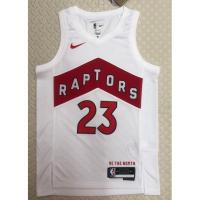 【Hot Pressed】2023 Nba Toronto Raptors No. 23 Vanvleet White Basketball Jersey