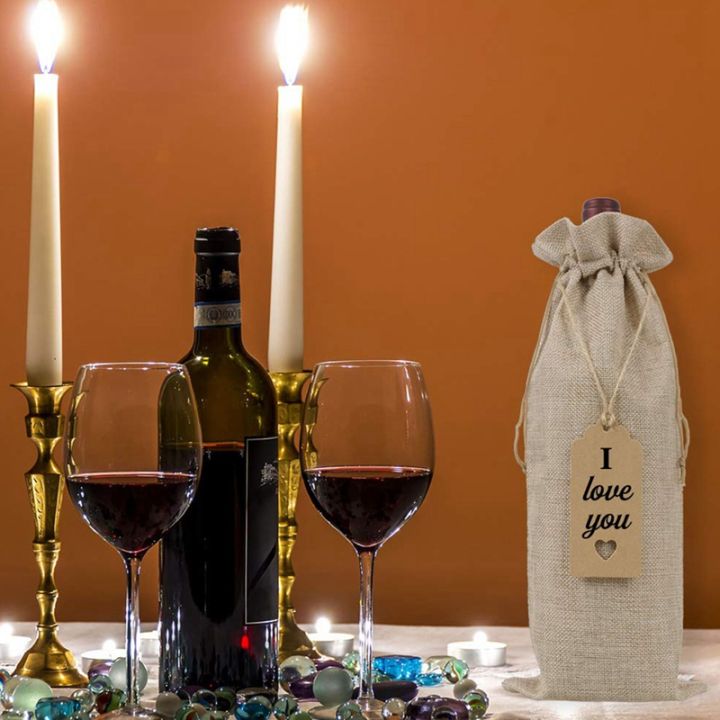 burlap-wine-bags-wine-gift-bags-with-drawstrings-single-reusable-wine-bottle-covers-with-ropes-and-tags-10-pcs