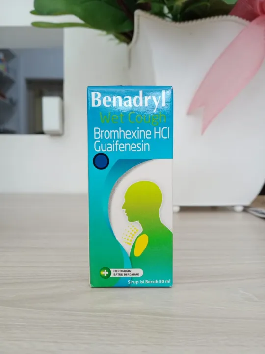 BENADRYL WET COUGH SYRUP 50 ML / BENADRYL BATUK BERDAHAK Lazada Indonesia