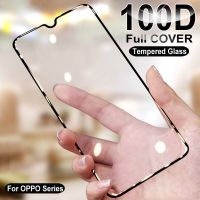 100D Full Tempered Glass Film For OPPO A36 A56 A57 A57E A58 A58X Screen Protector A76 A17 A17K A77 A95 A96 A97 Protective Glass