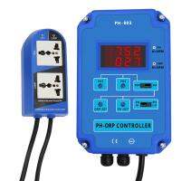 Redox Controller Digital PH Monitor Blue for Aquarium Hydroponics Plant Pool Spa W/ Output Power Relay EU Plug