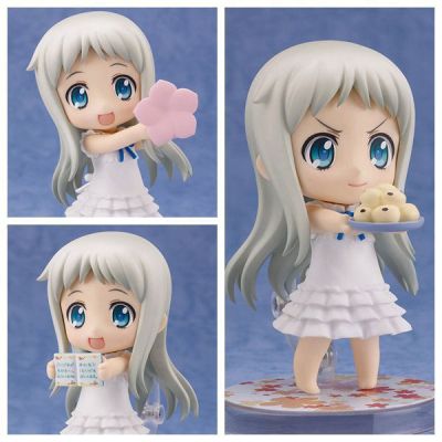 ANO Hana Anime 10ซม. Honma Meiko Menma 204ฟิกเกอร์แอคชั่น Nendoroid สะสมพร้อมกล่องของเล่นสำหรับเด็กผู้ชายของตกแต่งบ้าน