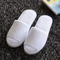 Non-disposable Home Guest Slipper Warm Fluffy Shoes Ho Coral Velvet Slippers