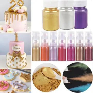 5g Spray Cake Powder Mousse Baking Color Dust Cake Fondant Macaron  Chocolate Decoration Flash Glitter Powder Sugar Dust Powder