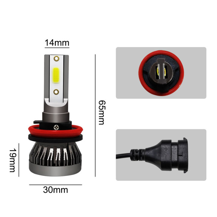 รถยนต์นำไฟหน้ามินิไม่มีพัดลมทั้งหมดในหนึ่งไฟหน้า-h1h4h7h11-ไฟตัดหมอก-led-รถยนต์นำไฟหน้า-mini-fanless-ทั้งหมดในหนึ่งไฟหน้า-h1h4h7h11-ไฟตัดหมอก-led-ไฟตัดหมอกใกล้และไกล