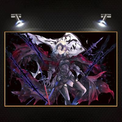 Fate Grand Order Jeanne Alter อะนิเมะ HD พิมพ์โปสเตอร์ผนังอะนิเมะโปสเตอร์ภาพวาดผ้าใบ Wall Decor Wall Art ภาพตกแต่งบ้าน New