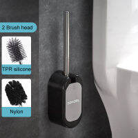 TPR Silicone Head Toilet Brush Nordic Style Creative Wall-mounted Toilet brush Holder Bathroom Accessories