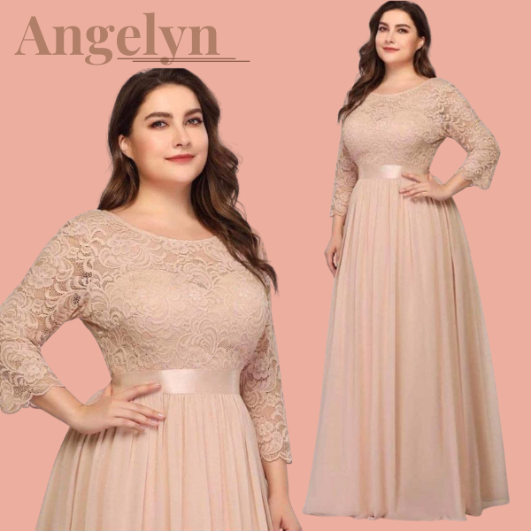 Urban Fashion ANGELYN PLUS SIZE FORMAL DRESS XL wedding dress Lazada PH
