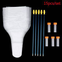 เครื่องมือผสมเทียมสุนัข15ชิ้น AI Breed Feed Whelp Catheter Rod