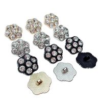 【CW】 HL 20MM 10PCS New Overcoat Buttons Sweater Buttons With RhinestonesApparel Sewing Accessories