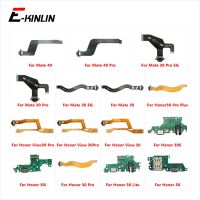 ขั้วต่อพอร์ตชาร์จ USB Dock Plug Connector บอร์ดชาร์จ Mic Flex Cable สําหรับ HuaWei Honor 30S 30i View Mate 40 30 Pro 5G Lite Plus