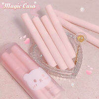 MAGIC ลิปหมี เซต6แท่ง ลิปกลอส ฉ่ำวาว นุ่มละมุน เซตลิปสติก HZ-002 สีชัด ติดทน กันน้ำ ลิปสติก