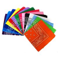 ✚✺ Hip-hop Dancing Bandana Party Holiday Travel Polyester Cotton Printing Square Scarf Head Band