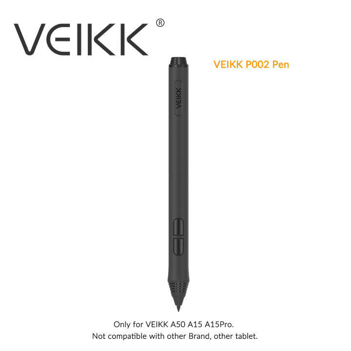 (VEIKK Official store) VEIKK P002 Batteryfree Pen with 8192 levels pressure sensitivity for A15