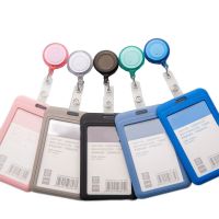 hot！【DT】▬❦  Student Credit Card Cover Retractable Badge Doctor ID Clip Holder