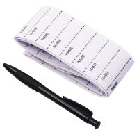 200pcs Name Label Take Pen Concision Thermoprint White Badge Label Suitable For Schools Families Offices DIY Marking Tool Stickers Labels