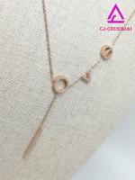 CJ Jewelry สร้อยคอแฟชั่นพร้อมจี้ สแตนเลสแท้ รหัส NP19