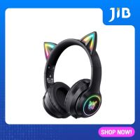 BLUETOOTH HEADSET (หูฟังบลูทูธ) ONIKUMA B90 RGB CAT EDITION (BLACK)