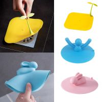 Waterproof Silicone Sink Plug Multifuctional Kitchen Washroom Bathroom Shower Bathtub Drainage Stopper Tool Cute Water Sink Showerheads