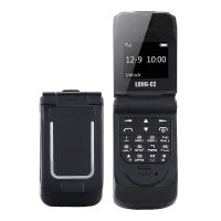 J9 0.66" Mini Filp Mobile Phone Fm Wireless Bluetooth-compatible 3.0 Dialer Hands Free Headset Cellphone