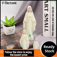 V-ELECTRONIC 4Pcs พลาสติกทำจากพลาสติก รูปปั้น Virgin Mary คาทอลิกคาทอลิก 2สีค่ะ พรหมจรรย์แฮนด์เมดมาดอนน่า สร้างสรรค์และสร้างสรรค์ 15ซม. ค่ะ พระเยซูรูปปั้นแมรี่ เครื่องประดับเดสก์ท็อป