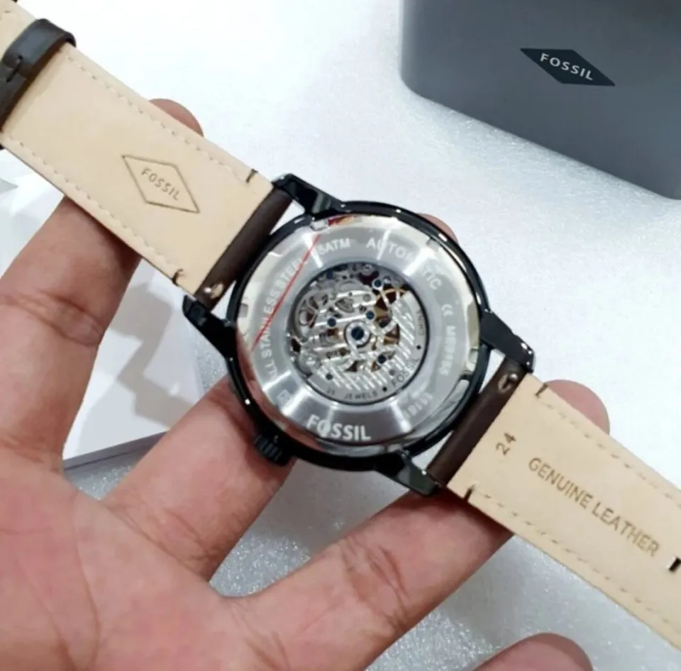 Jam Tangan Pria Automatic Original Terbaru ME 3153 Kulit Anti Air