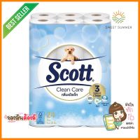 กระดาษชำระ SCOTT CLEAN CARE BABY POWDER แพ็ค24TOILET TISSUE SCOTT CLEAN CARE BABY POWDER PACK 24 **ทักแชทได้ค่ะ ยินดีบริการ**