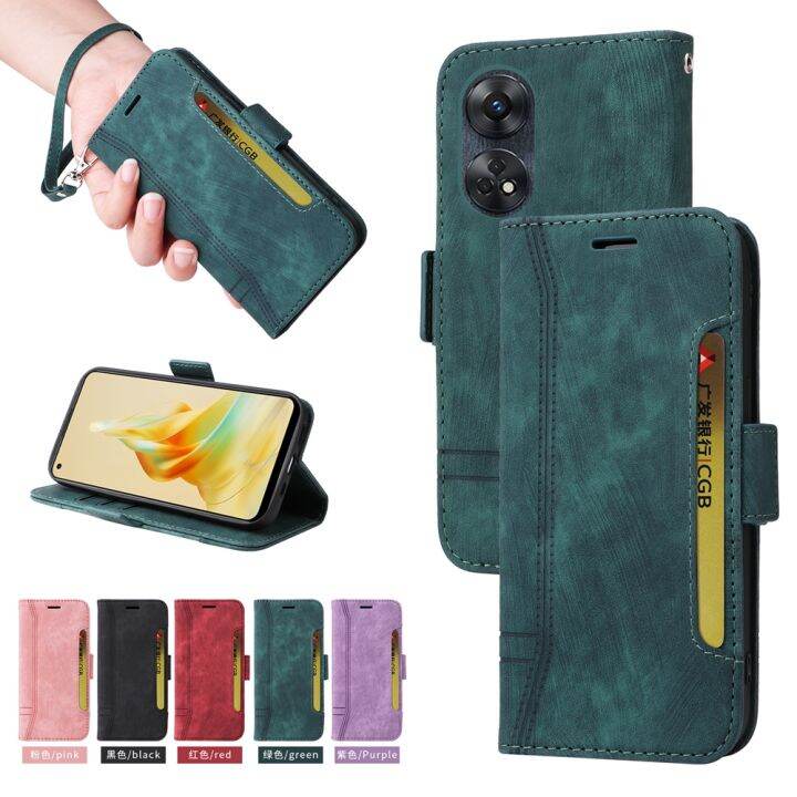 เคสโทรศัพท์กันกระแทกสำหรับ-oppo-reno-8t-8z-7z-6z-5z-5g-reno-10-8-7-pro-กระเป๋าสตางค์หนังแม่เหล็กเคสโทรศัพท์พลิกช่องการ์ด