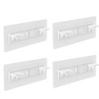 Perforation-free Seamless Pasting Shelf Support Peg Adhesive Closet Partition Holders Partitions Stickers Fixed Accessories