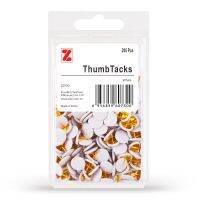 200PCS Z-LABEL White Thumbtack Softwood Nails Pushpin14 Color