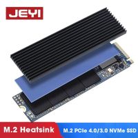 JEYI SSD M.2 NVMe แผ่นระบายความร้อนฮาร์ดดิสก์ M2 2280สถานะของแข็งปะเก็นฮีทซิงค์อะลูมิเนียมกับแผ่นซิลิโคนความร้อน PS5พีซีตั้งโต๊ะ